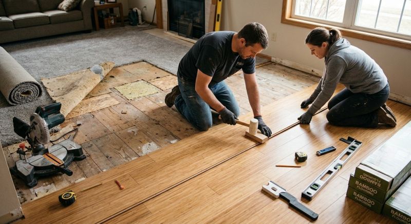 Bamboo Flooring Installation in Denver County, CO