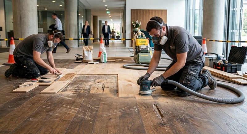 Commercial Wood Floor Repair in Denver County, CO