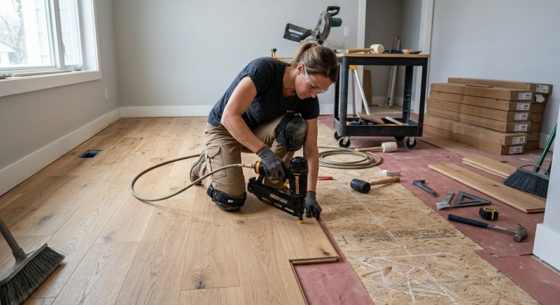 Hardwood Floor Installation in Conifer, CO