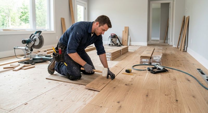 Hardwood Floor Installation in Conifer, CO