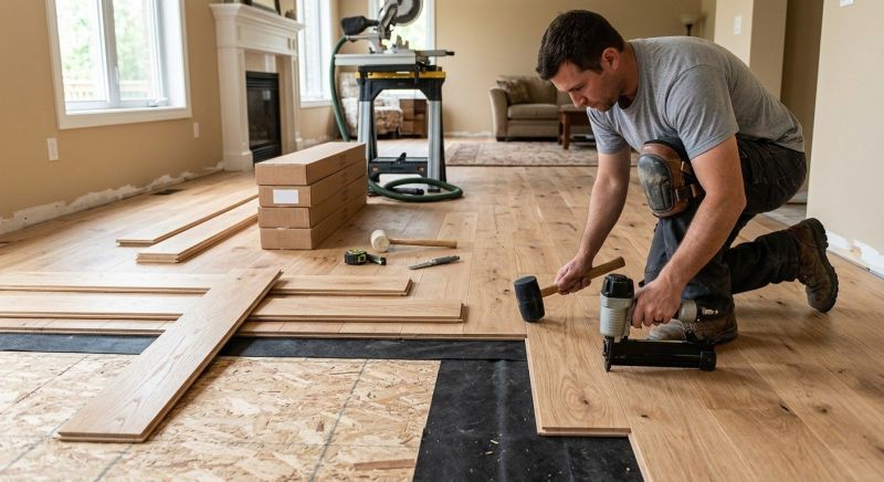 Hardwood Floor Installation in Denver County, CO