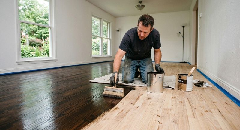 Hardwood Floor Staining in Brighton, CO