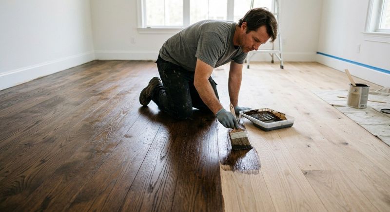 Hardwood Floor Staining in Castle Rock, CO