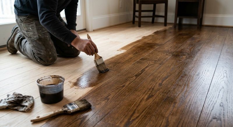 Hardwood Floor Staining in Commerce City, CO