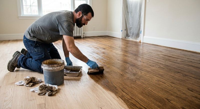 Hardwood Floor Staining in Denver, CO