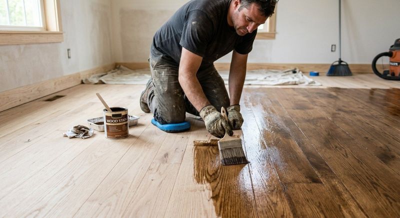 Hardwood Floor Staining in Denver, CO