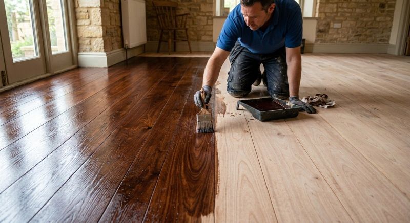 Hardwood Floor Staining in Douglas County, CO