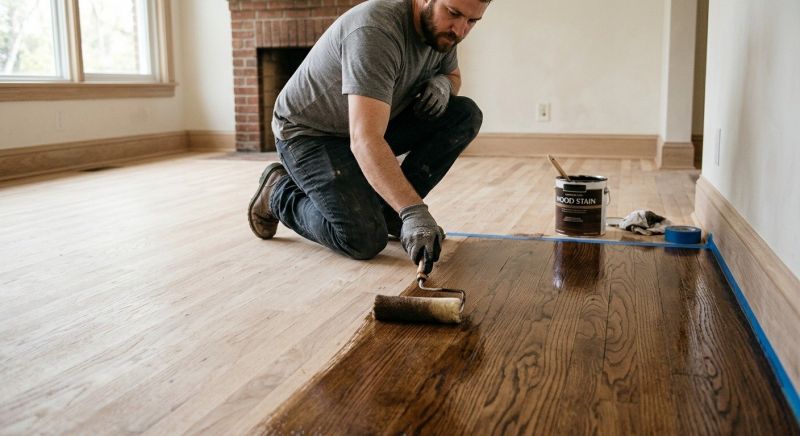 Hardwood Floor Staining in Denver County, CO