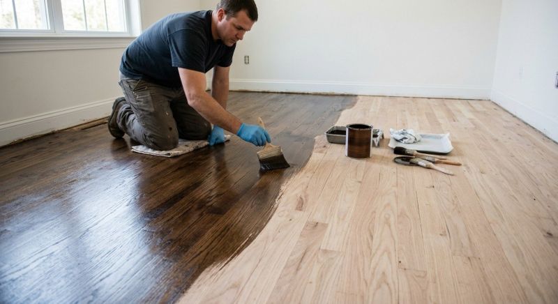 Hardwood Floor Staining in Morrison, CO