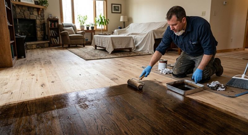 Hardwood Floor Staining in Wheat Ridge, CO