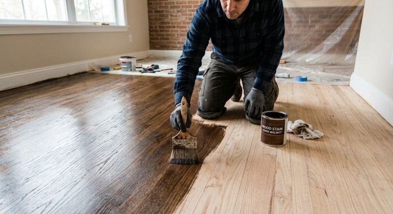 Hardwood Floor Staining in Wheat Ridge, CO