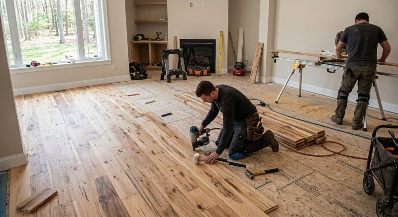 Hickory Floor Installation in Denver County, CO