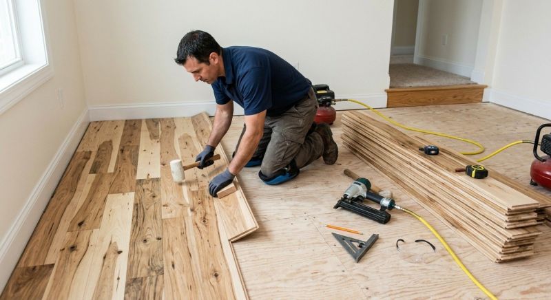 Hickory Floor Installation in Denver County, CO