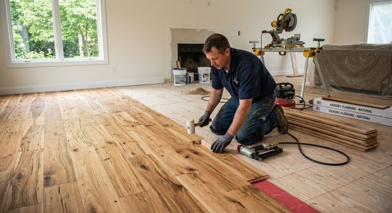 Hickory Floor Installation in Denver County, CO