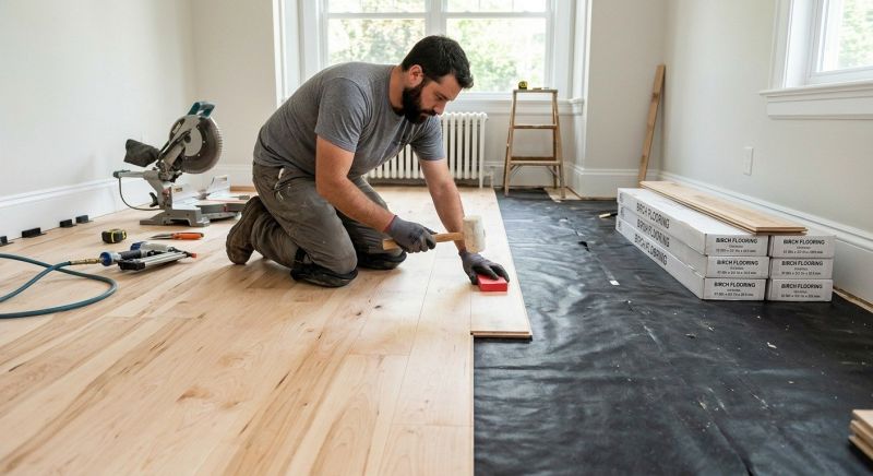Maple Flooring Installation in Brighton, CO