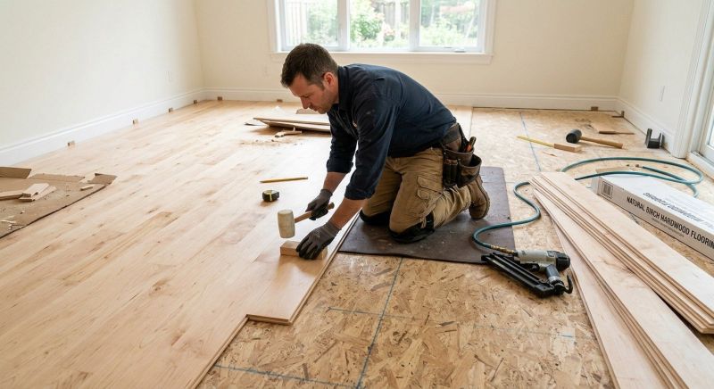Maple Flooring Installation in Wheat Ridge, CO