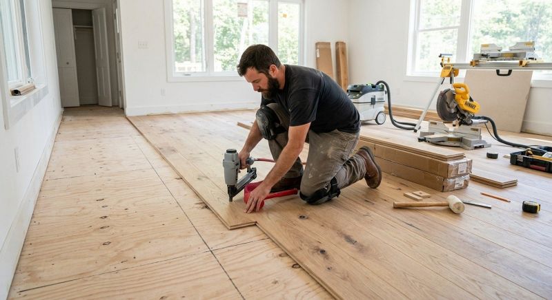 Oak Floor Installation in Brighton, CO