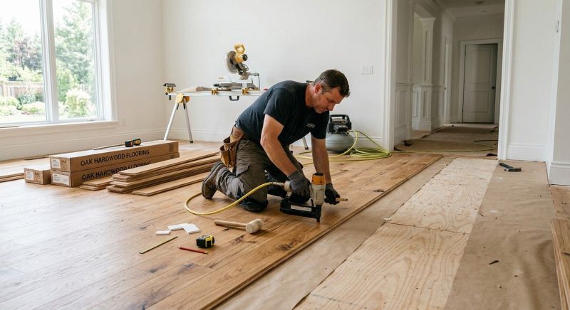 Oak Floor Installation in Broomfield, CO