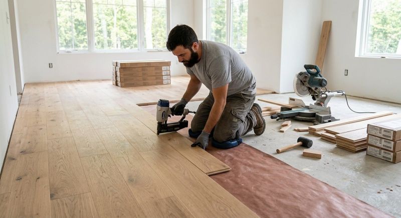 Oak Floor Installation in Douglas County, CO
