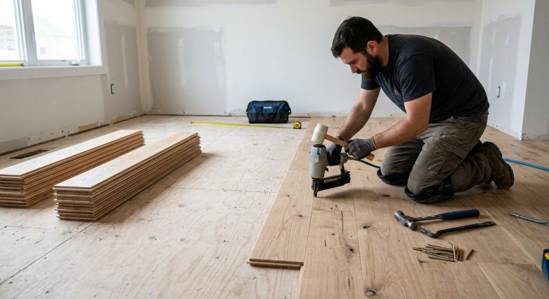 Oak Floor Installation in Lafayette, CO