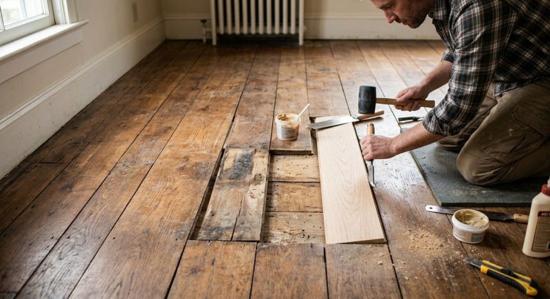 Oak Floor Repair in Denver County, CO