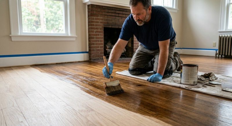 Oak Floor Staining in Denver County, CO