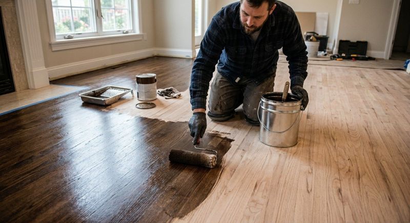 Oak Floor Staining in Denver County, CO