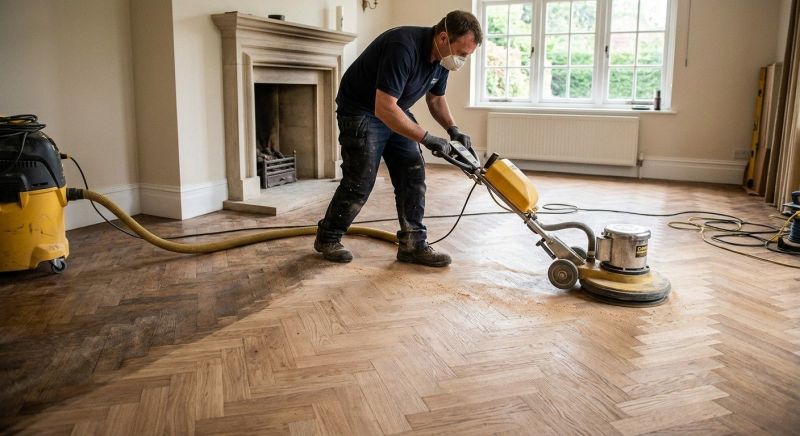 Parquet Floor Refinishing in Denver County, CO