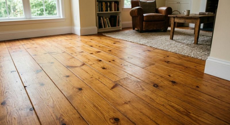 Pine Floor Installation in Denver County, CO