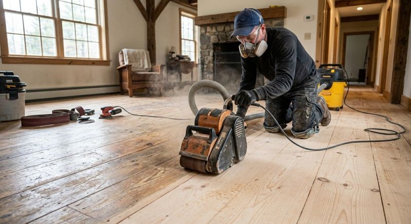 Pine Floor Refinishing in Denver County, CO