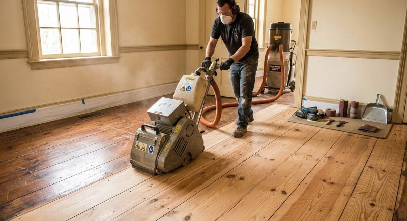 Pine Floor Refinishing in Denver County, CO