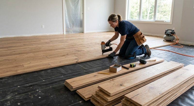 Plank Floor Installation in Denver County, CO