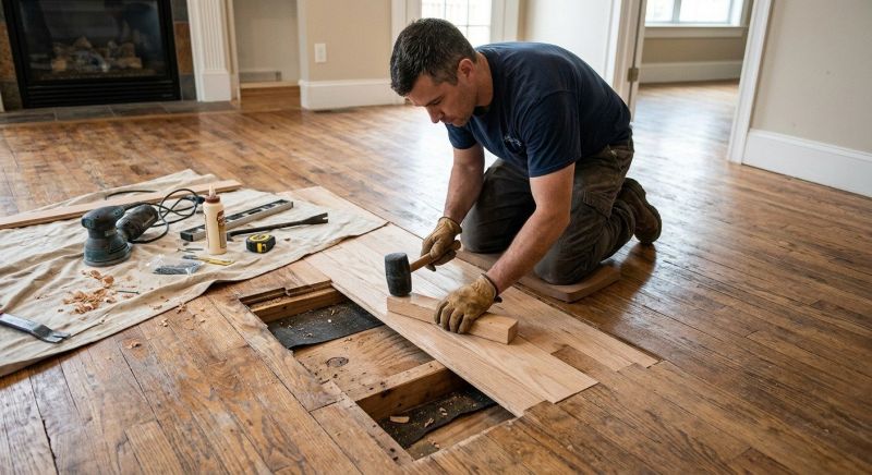 Red Oak Floor Repair in Denver County, CO