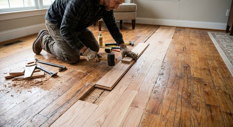 Red Oak Floor Repair in Denver County, CO