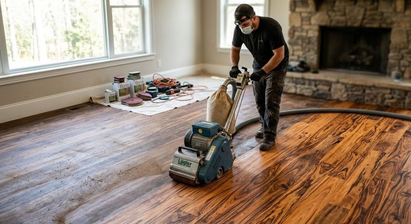 Tiger Wood Floor Refinishing in Denver County, CO