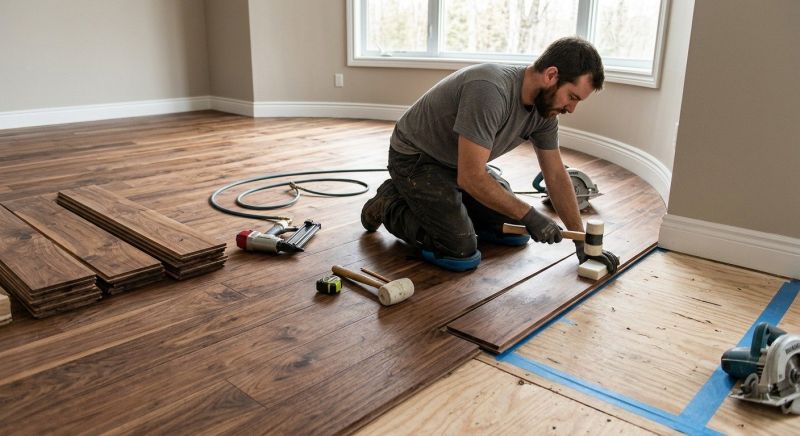 Walnut Flooring Installation in Denver County, CO