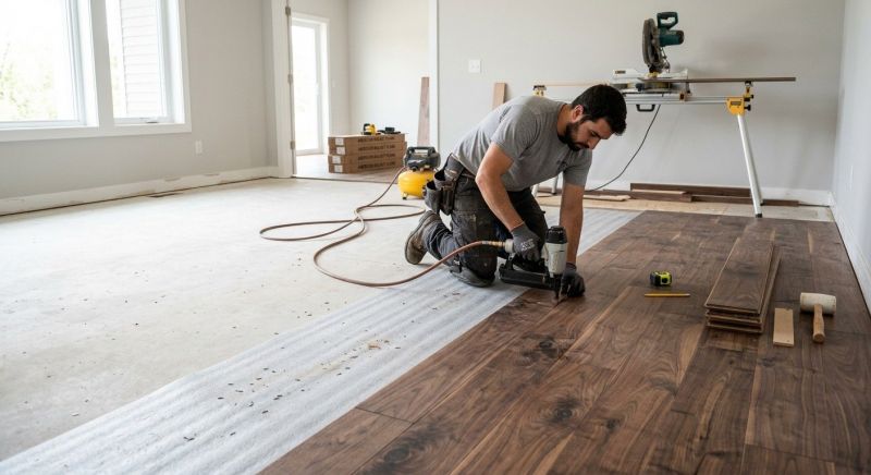 Walnut Flooring Installation in Denver County, CO