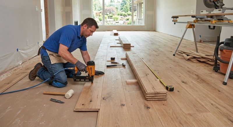 Wide Plank Floor Installation in Denver County, CO