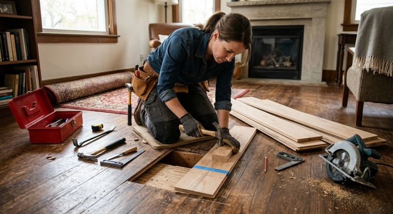 Wood Floor Repair in Aurora, CO