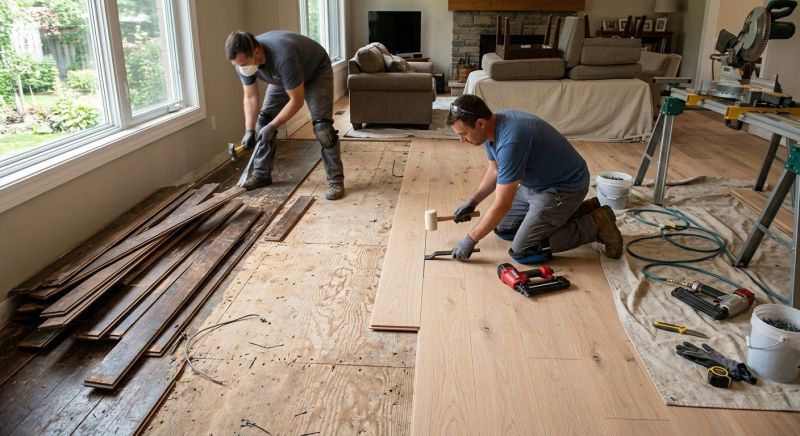 Wood Floor Replacement in Conifer, CO