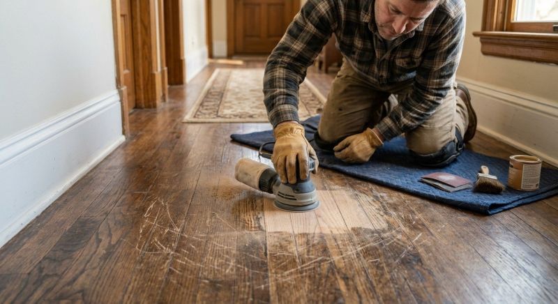 Wood Floor Scratch Repair in Brighton, CO