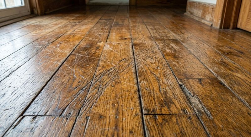 Wood Floor Scratch Repair in Castle Rock, CO