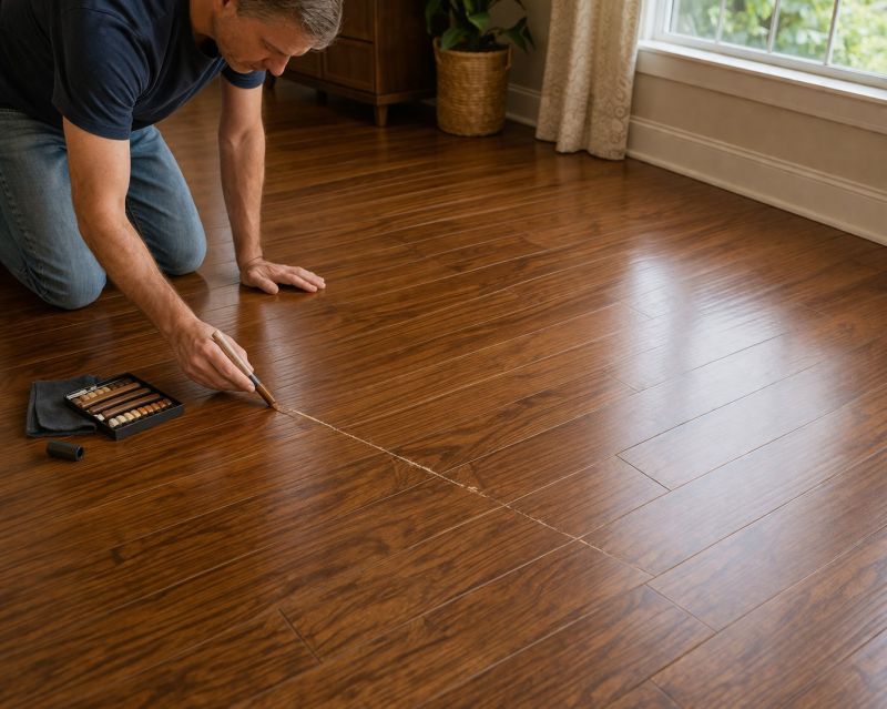 Wood Floor Scratch Repair in Evergreen, CO