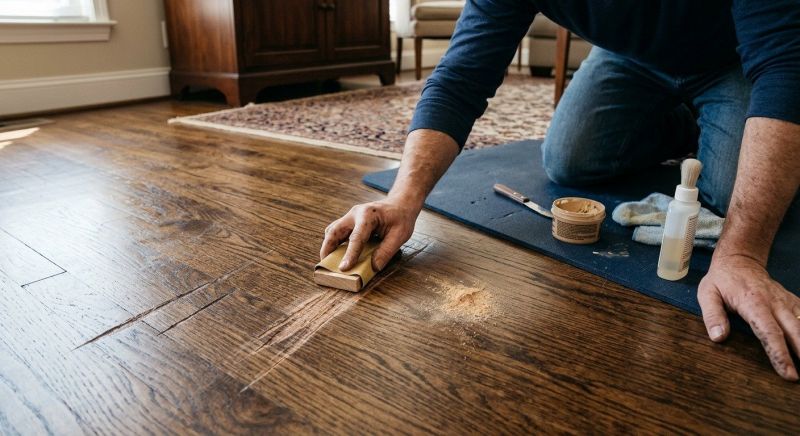 Wood Floor Scratch Repair in Westminster, CO