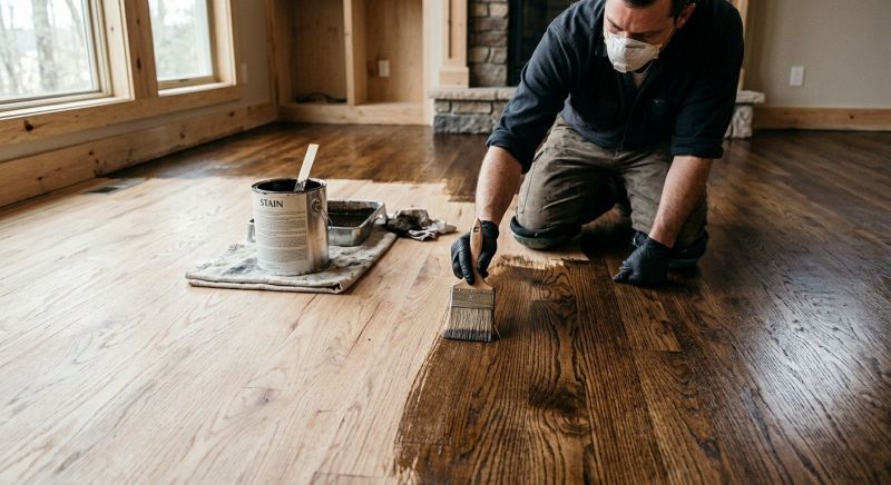 Wood Floor Staining in Denver County, CO