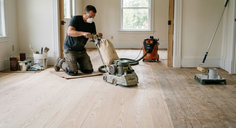 Ash Floor Refinishing