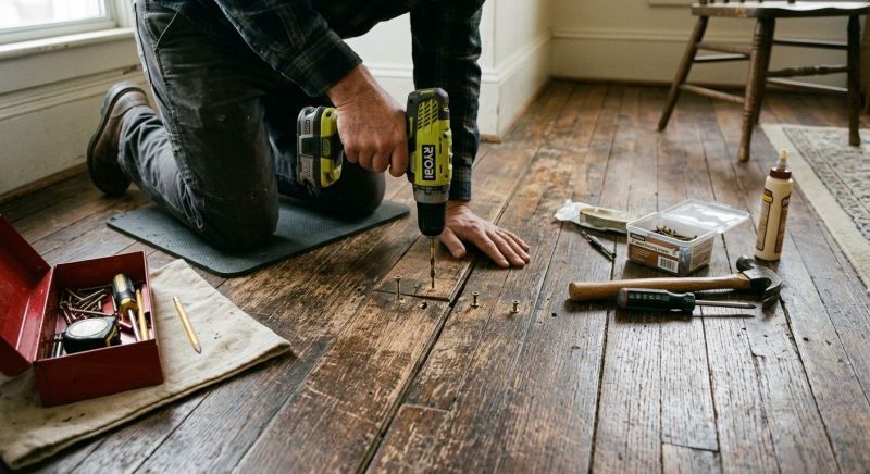 Cork Floor Repair