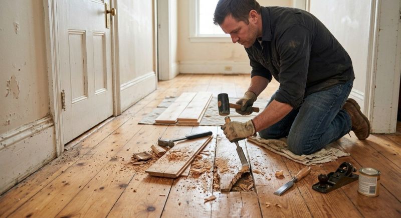 Pine Floor Repair